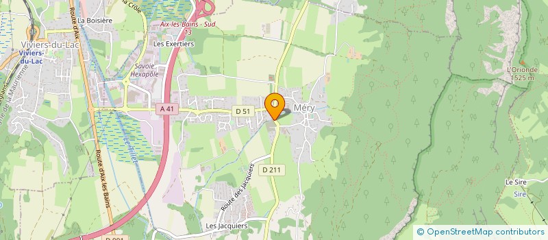 localisation de l'entreprise SAUVAGEOT CHARPENTE à MERY