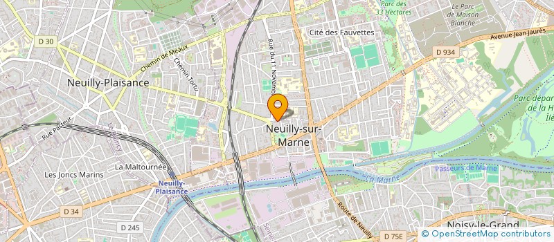 localisation de l'entreprise SAUVAGEOT INDIVISION  NEUILLY-SUR-MARNE