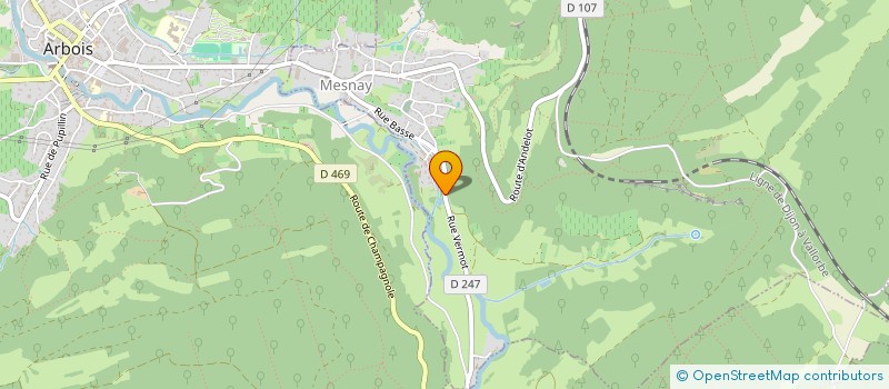 localisation de l'entreprise SAUVAGES  MESNAY