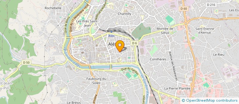 localisation de l'entreprise SAUVAGES  ALES