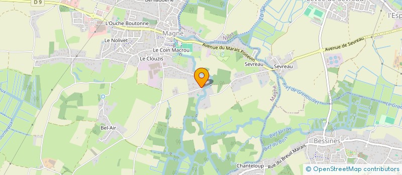 localisation de l'entreprise SAUVAGET ALBAN  MAGNE