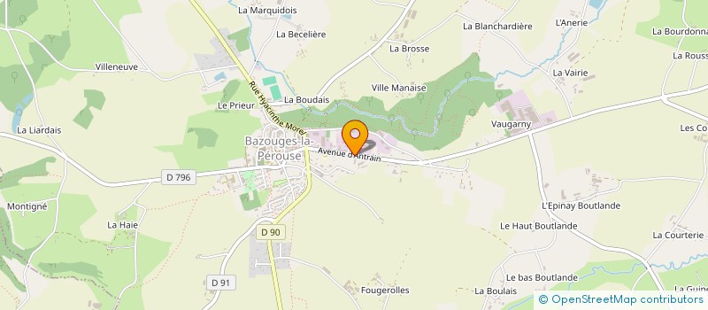 localisation de l'entreprise SAUVAGET FROTIN à MARCILLE-RAOUL