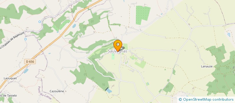 localisation de l'entreprise SAUVAGNAS LOISIRS  SAUVAGNAS