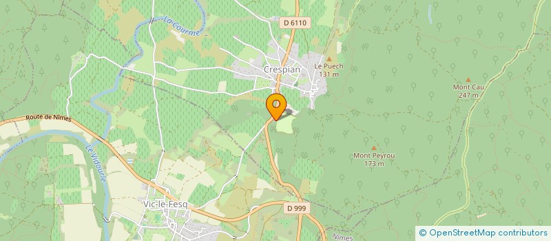 localisation de l'entreprise SAUVAIRE  CRESPIAN