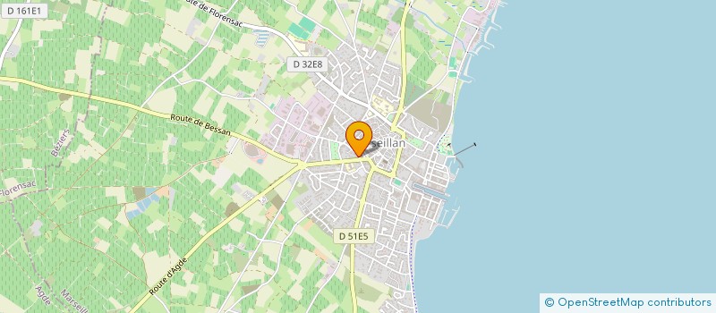 localisation de l'entreprise SAUVAIRE CHRISTIANE ET FREDERIC à MARSEILLAN