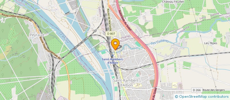 localisation de l'entreprise SAUVAJON GAY JACQUELINE à SAINT-RAMBERT-D ALBON