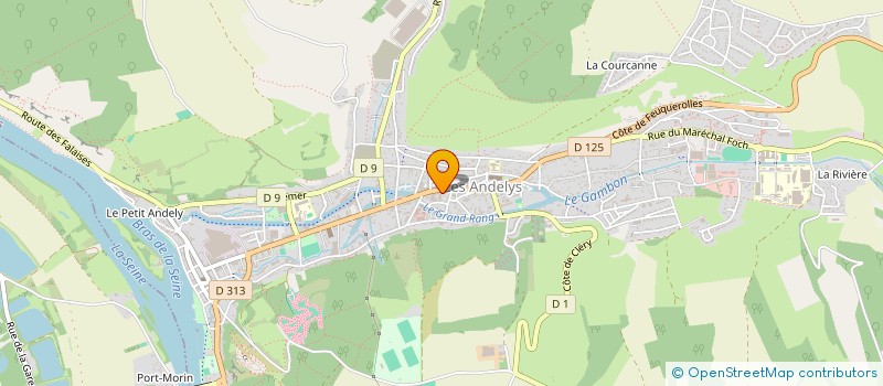 localisation de l'entreprise SAUVALLE FRANCIS ET DUMAS SOPHIE à LES ANDELYS