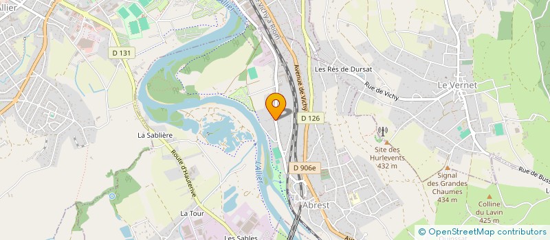 localisation de l'entreprise SAUVANET AURELIEN  ABREST