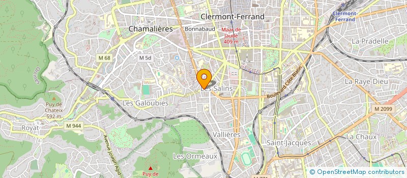 localisation de l'entreprise SAUVANET PATRIMOINE  CLERMONT-FERRAND