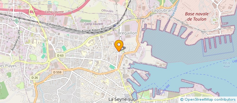 localisation de l'entreprise SAUVAT BOIS à LA SEYNE-SUR-MER