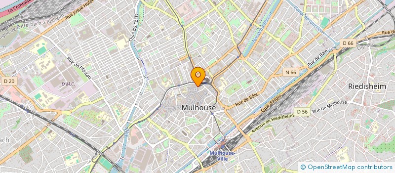 localisation de l'entreprise SAUVCITY  MULHOUSE