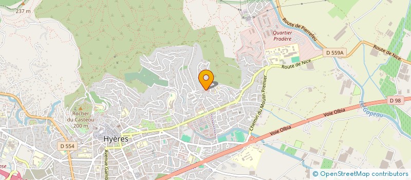 localisation de l'entreprise SAUVE CATS à HYERES