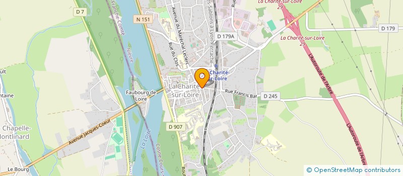 localisation de l'entreprise SAUVE QUI BUG à LA CHARITE-SUR-LOIRE
