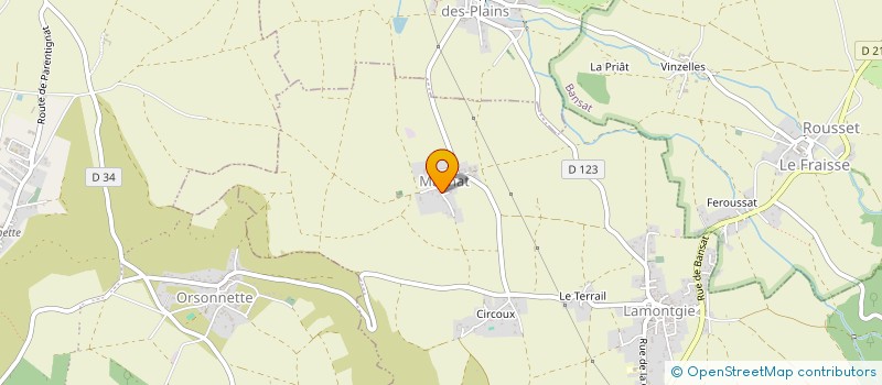 localisation de l'entreprise SAUVE QUI COUPE  LAMONTGIE