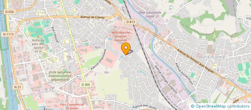 localisation de l'entreprise SAUVEC  BOE