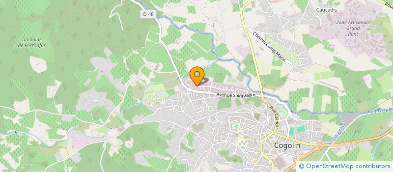 localisation de l'entreprise SAUVECO à COGOLIN