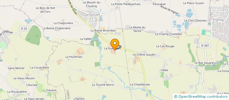 localisation de l'entreprise SAUVEE à GEVEZE