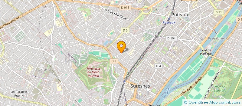 localisation de l'entreprise SAUVEGARDE à SURESNES
