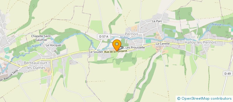 localisation de l'entreprise SAUVEGARDE AMENAGT BOIS MARAIS SABOUM  PERNOIS