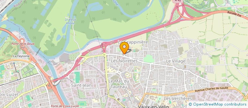 localisation de l'entreprise SAUVEGARDE AUTOBUS ET AUTOCARS  VAULX-EN-VELIN