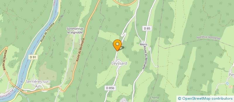 localisation de l'entreprise SAUVEGARDE DE L EGLISE DE LEYSSARD ET CHAPELLE DE SOLOGNIAT  LEYSSARD