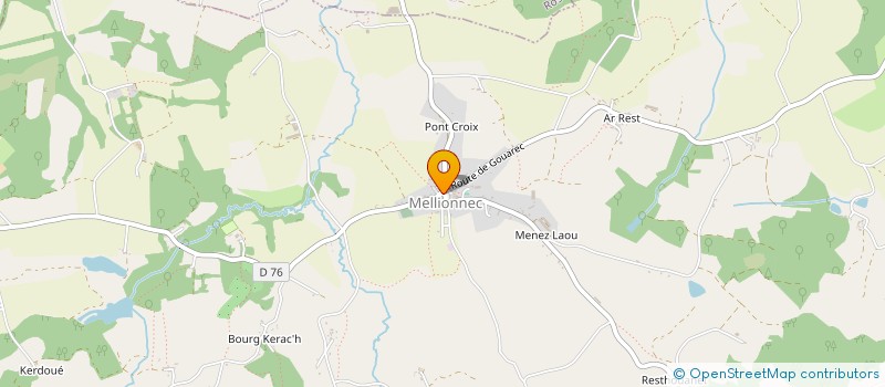 localisation de l'entreprise SAUVEGARDE DE L'EGLISE DE MELIONNEC  MELLIONNEC