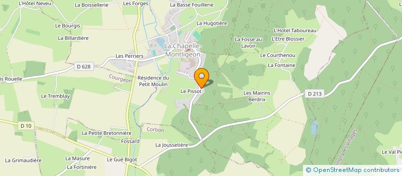 localisation de l'entreprise SAUVEGARDE DE LA BASILIQUE à LA CHAPELLE-MONTLIGEON