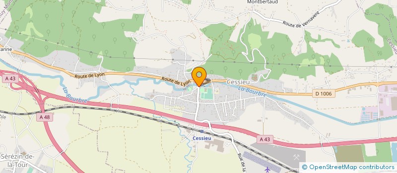 localisation de l'entreprise SAUVEGARDE DE LA CHAPELLE SAINT JOSEPH DE CESSIEU  CESSIEU