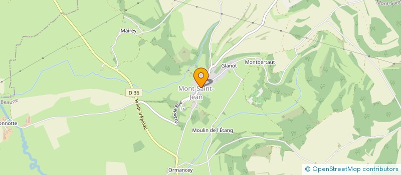 localisation de l'entreprise SAUVEGARDE DES RESERVOIRS DE CHAZILLY ET DU TILLOT  CHAZILLY