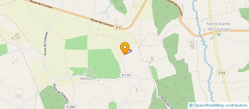 localisation de l'entreprise SAUVEGARDE DU CHATEAU DE CANON  MEZIDON VALLEE D'AUGE