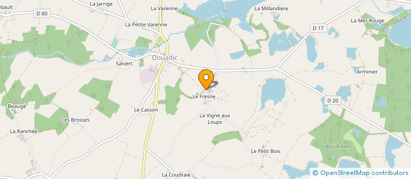 localisation de l'entreprise SAUVEGARDE DU CHATEAU LE FRESNE EN BRENNE à DOUADIC