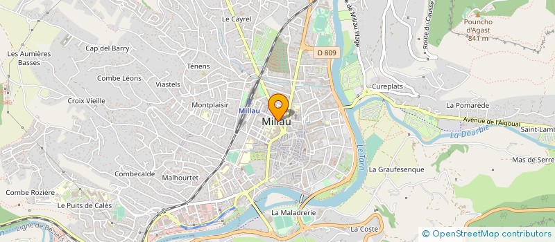 localisation de l'entreprise SAUVEGARDE DU PATRIMOINE CULTUREL IMMATERIEL DU PAYS DE MILLAU à MILLAU
