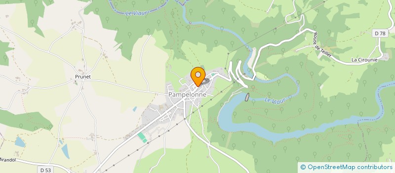 localisation de l'entreprise SAUVEGARDE DU PATRIMOINE DE PAMPELONNE  PAMPELONNE