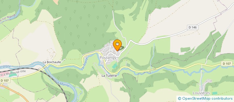 localisation de l'entreprise SAUVEGARDE DU PATRIMOINE DE POULANGY (A.S.P.P) à POULANGY