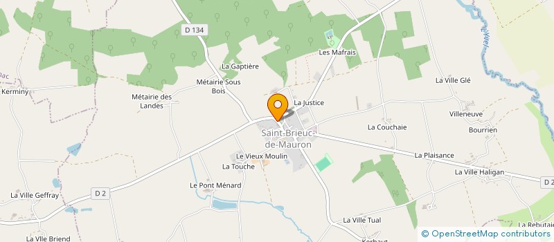 localisation de l'entreprise SAUVEGARDE DU PATRIMOINE DE SAINT BRIEUC DE MAURON  SAINT-BRIEUC-DE-MAURON