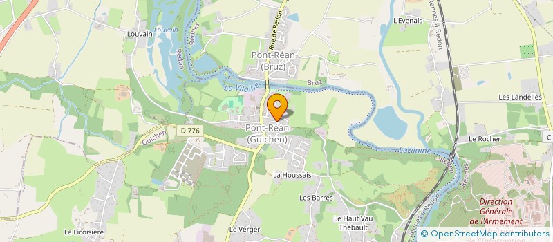 localisation de l'entreprise SAUVEGARDE DU PATRIMOINE DU DOMAINE DE LA MASSAYE  GUICHEN