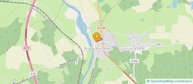 localisation de l'entreprise SAUVEGARDE DU PRIEURE D'ALLICHAMPS à BRUERE-ALLICHAMPS
