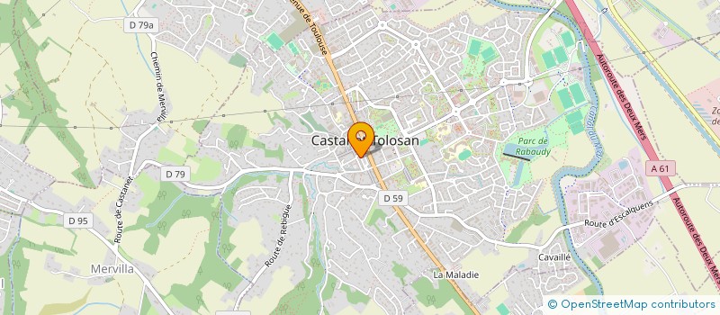 localisation de l'entreprise SAUVEGARDE DU QUARTIER DU FORT - CENTRE ANCIEN DE CASTANET à CASTANET-TOLOSAN