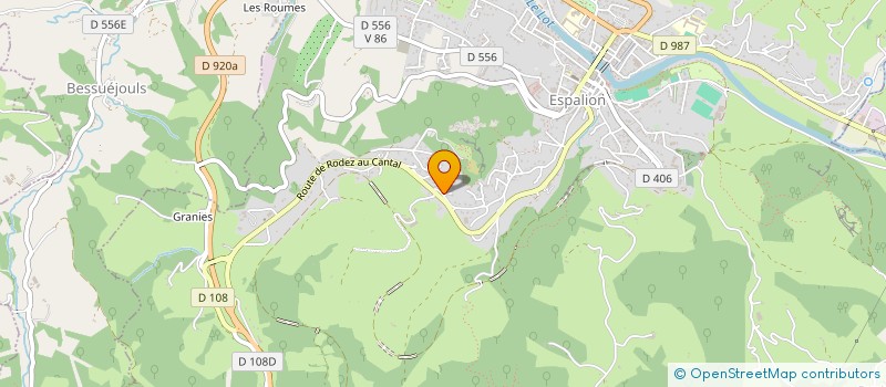 localisation de l'entreprise SAUVEGARDE ET ANIMATION DE CALMONT D'OLT à ESPALION