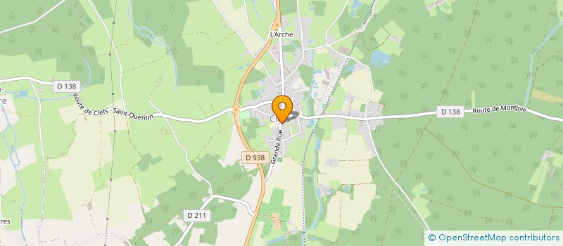 localisation de l'entreprise SAUVEGARDE ET MISE EN VALEUR DU PATRIMOINE DE LA COMMUNE DU VIEIL BAUGE à BAUGE-EN-ANJOU