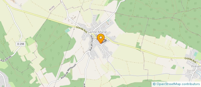 localisation de l'entreprise SAUVEGARDE ET VALORISATION DES ORGUES FRANC-COMTOIS MECONNUS  SAINTE-MARIE