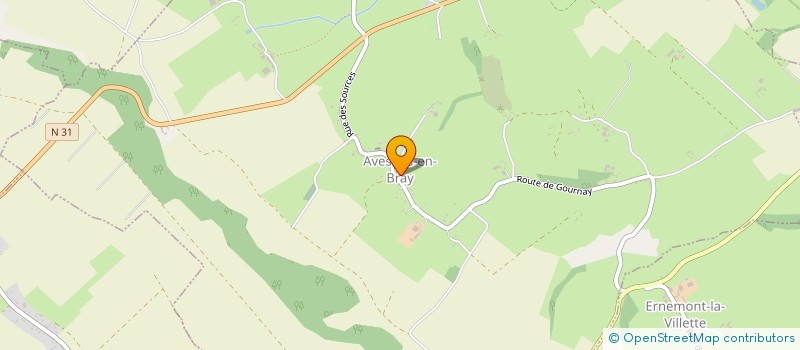 localisation de l'entreprise SAUVEGARDE ET VALORISATION DU PATRIMOINE PUBLIC AVESNOIS  AVESNES-EN-BRAY