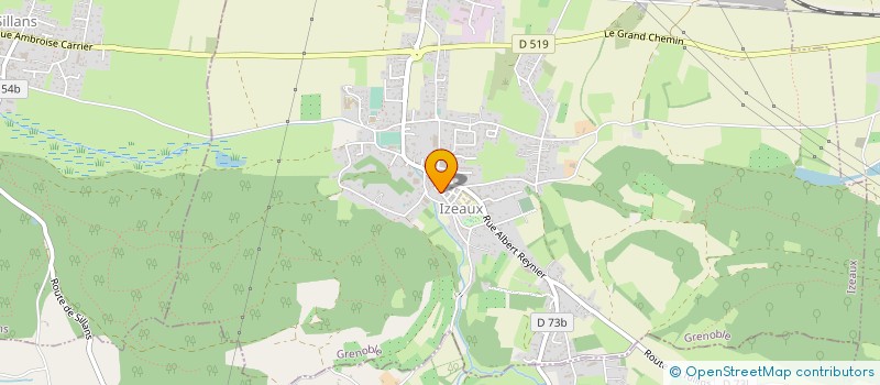 localisation de l'entreprise SAUVEGARDE PATRIMOINE IZEAUX  IZEAUX