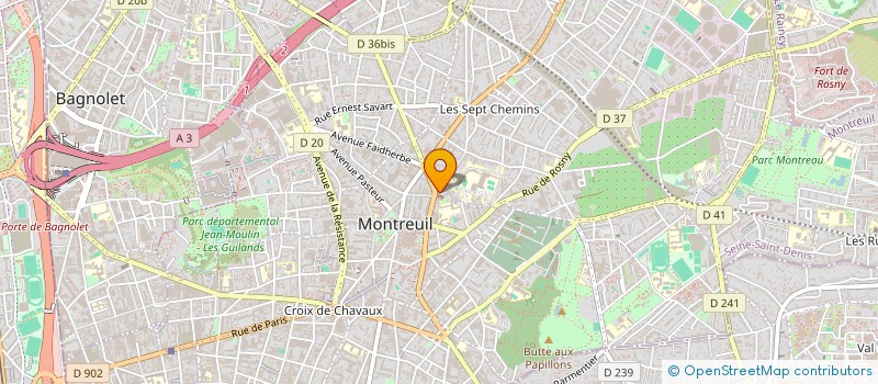 localisation de l'entreprise SAUVEGARDONS SAINT PIERRE SAINT PAUL à MONTREUIL