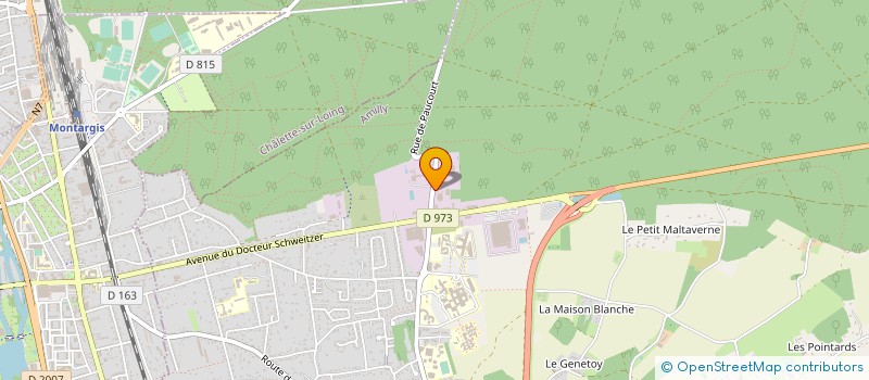 localisation de l'entreprise SAUVEGRAIN PAYSAGE SERVICES à AMILLY