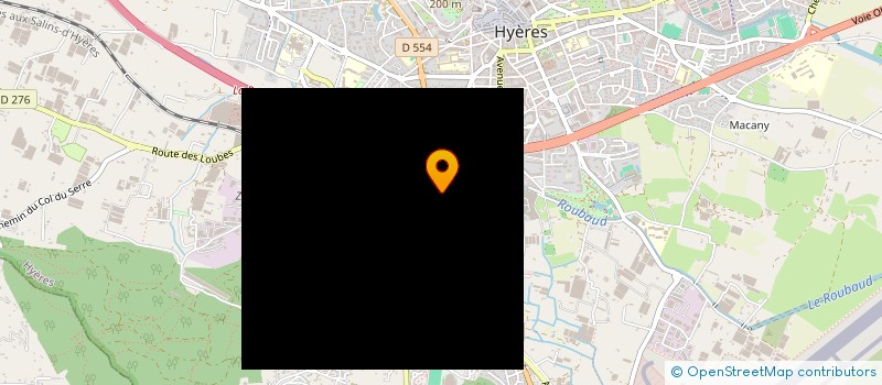 localisation de l'entreprise SAUVELEC AZUR à HYERES