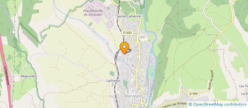 localisation de l'entreprise SAUVER L'ANCIEN HOTEL DE ROUVIERE  MARVEJOLS