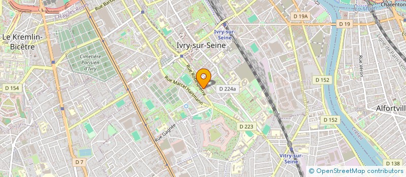 localisation de l'entreprise SAUVER LE MONDE POUR LA PROTECTION DE L'ENVIRONNEMENT (SMPE)  IVRY-SUR-SEINE