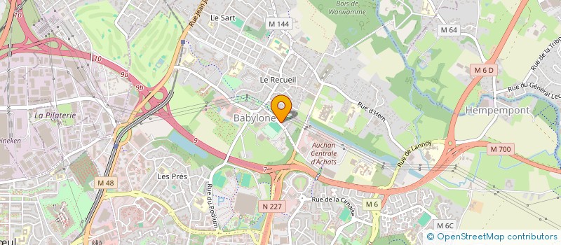 localisation de l'entreprise SAUVER VILLAGE à VILLENEUVE-D'ASCQ