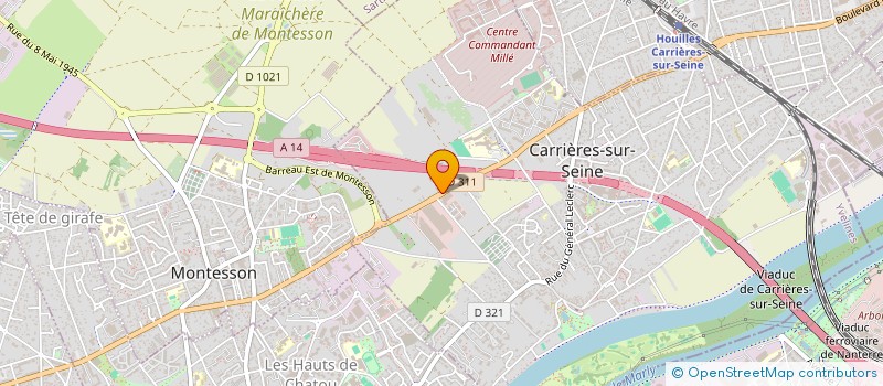 localisation de l'entreprise SAUVETAGE ADMINISTRATIF COMPTABLE INFORM à CARRIERES-SUR-SEINE